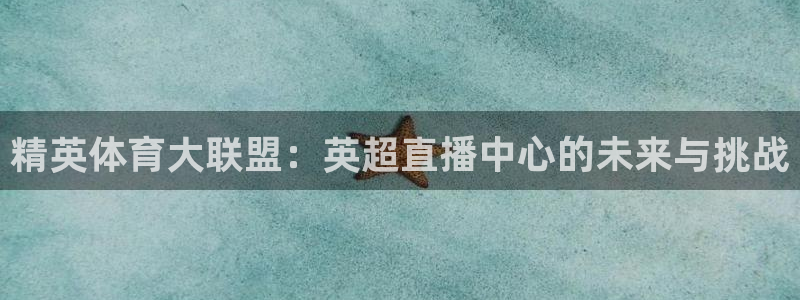 精英体育大联盟：英超直播中心的未来与挑战